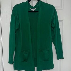 Green Cardigan Sweater